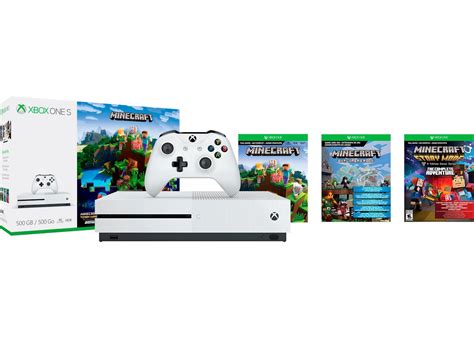 Microsoft Xbox One S 500GB Minecraft Bundle Console (ZQ9-00288) White - US