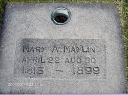 Mary Ann Dean Maylin (1813-1899) - Find a Grave Memorial