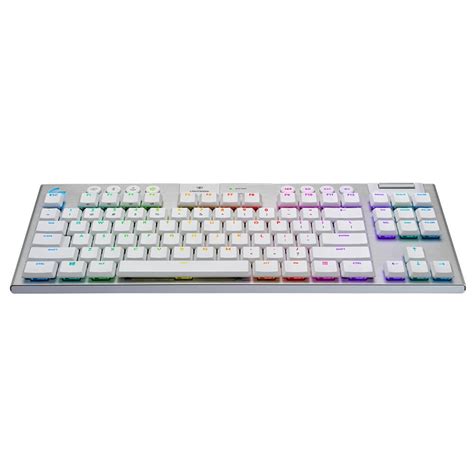 Logitech G915 TKL Low-Profile Wireless White Mechanical Keyboard - GL ...