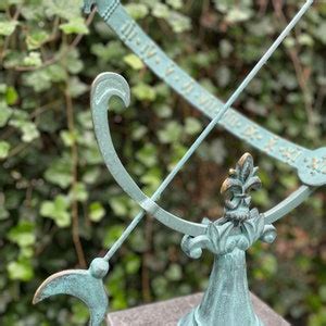 Bronze Sundial Garden Statue Garden Decoration 60x45x50 Cm - Etsy