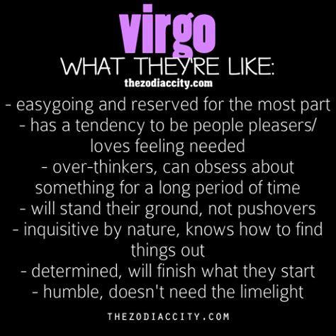 Virgo: What They're Like http://zodiacsociety.tumblr.com/ | Virgo horoscope, Virgo zodiac