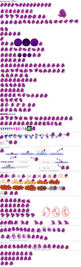 Darkspine Sonic Sprite Sheet