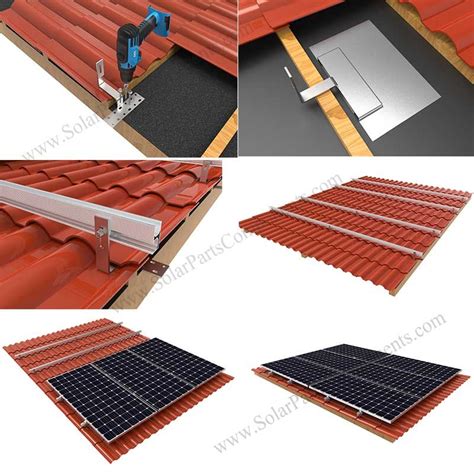 How to install solar panels on tile roof