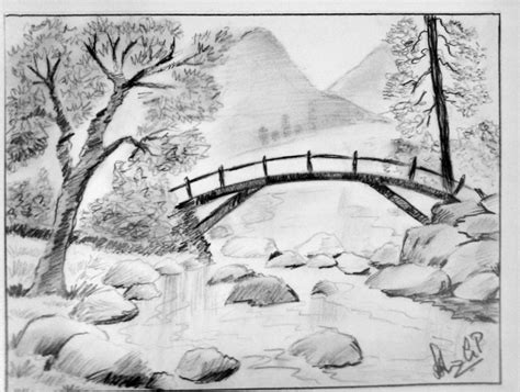 Sunrise Pencil Drawing at PaintingValley.com | Explore collection of ...