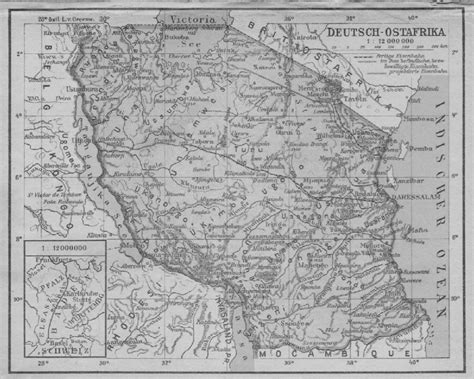 German East Africa in 1914 | Download Scientific Diagram