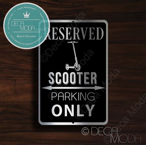 Scooter Parking Only Sign | Scooter Sign | Scooter Parking Signs