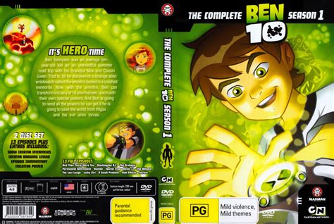 Ben 10 Season 1 DVD Original Series Front and Back by dlee1293847 on DeviantArt