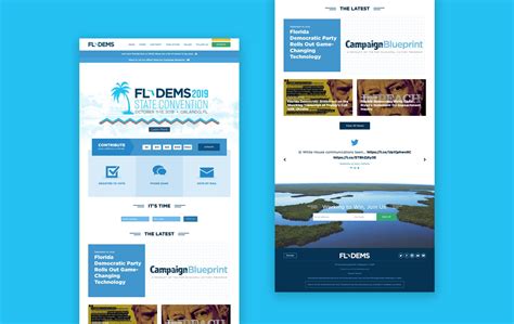 Florida Democratic State Party Website Design