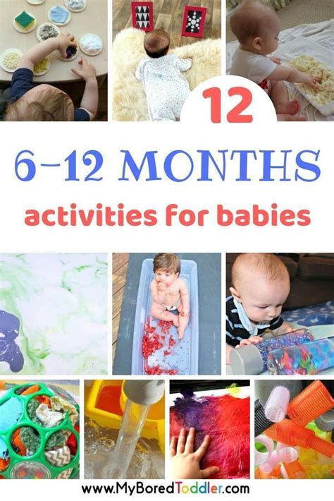 Activities for Babies 6-12 Months | Infant activities, Baby sensory play, Baby play activities