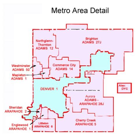 Map Of Denver Metro Area - Maping Resources