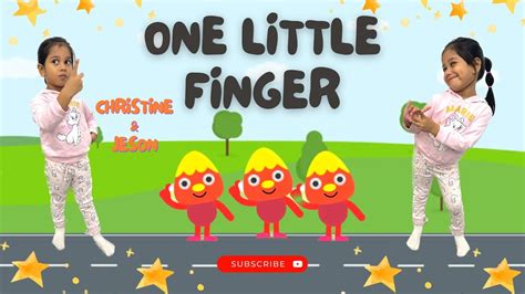 One little finger | super simple songs | kids songs | kids Christine and Jeson show | finger ...