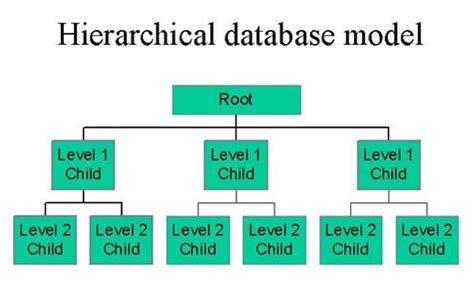 Hierarchical Data Model Diagram