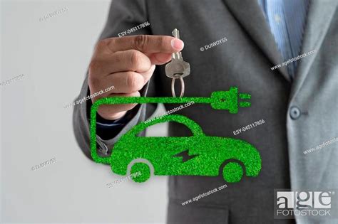 green electric car energy in transportation electric concept, Stock Photo, Picture And Low ...