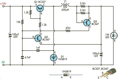 Simple Led Driver Circuit Diagram