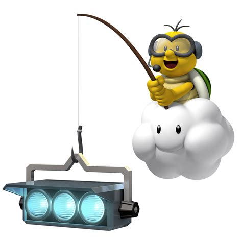 Image - Fishin' Lakitu (Mario Kart 7).png - The Mario Kart Racing Wiki ...