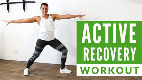 20 Minute Active Recovery Workout – Low impact Recovery Exercises at Home – No Equipment - YouTube