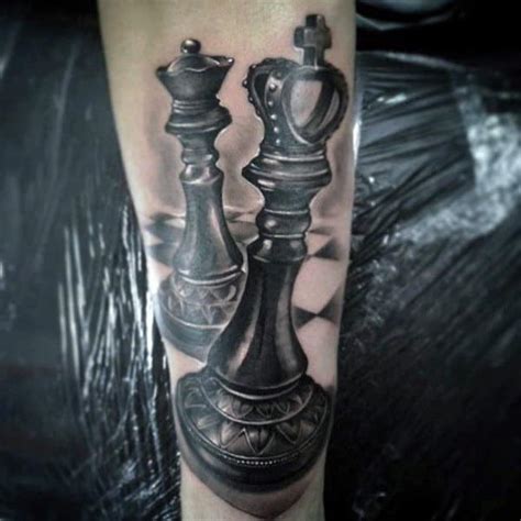 60 Epic King Chess Piece Tattoo Designs for Men [2023 Guide]