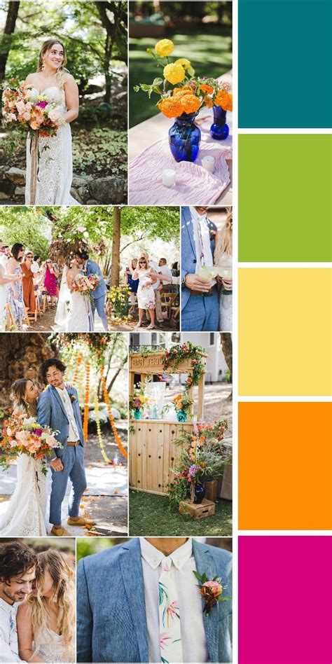 Colorful, Mexican Fiesta Themed Wedding Inspiration | Ashley Carlascio Photography | Bright ...