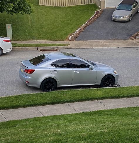 painted the stock wheels black : r/LexusIS