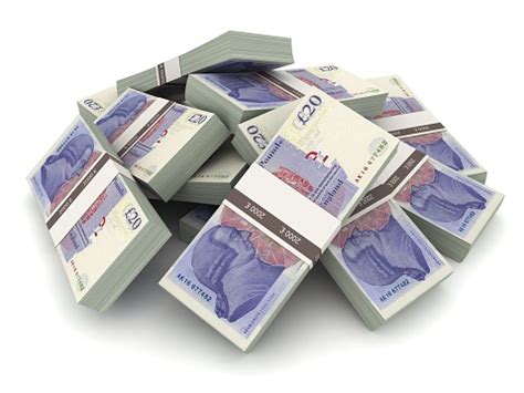 Money Stacks British Pounds Stock Photo - Download Image Now - iStock