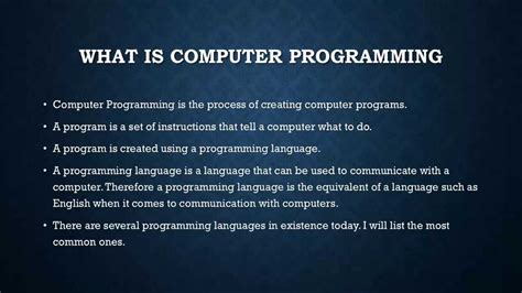 Computer Programming 1 - Introduction to computer programming (For the absolute beginner) - YouTube