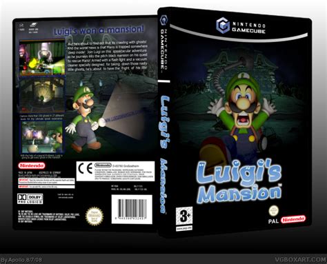 Luigi's Mansion GameCube Box Art Cover by Apollo