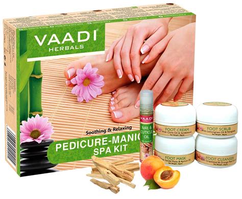 Pedicure Manicure Spa Kit - Soothing & Refreshing (135 ml) — Vaadi ...