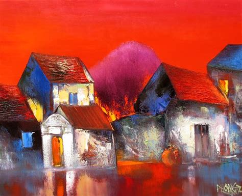 Dao Hai Phong - Toriizaka Art | Painting, Oil painting abstract ...