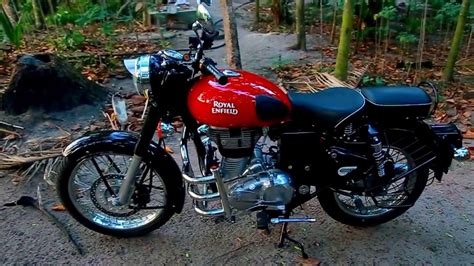 Royal Enfield Classic 350 Redditch Red Colour - YouTube