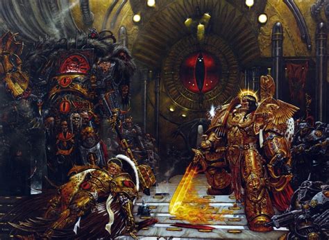 BL: New Horus Heresy Artwork - The Emperor Vs Horus - Bell of Lost Souls