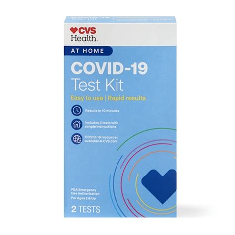 CVS Health At Home COVID-19 Test Kit, 2 CT | Pick Up In Store TODAY at CVS