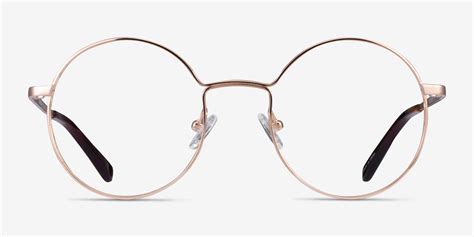 Midtown Round Rose Gold Full Rim Eyeglasses | Eyebuydirect Canada