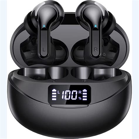 Wireless Earbuds V5 1 Earbuds 35hrs Playtime With Led Power Display ...