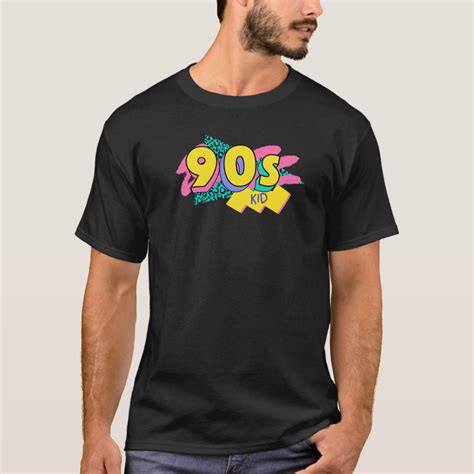 Retro 90s Kid Logo T-Shirt | Zazzle