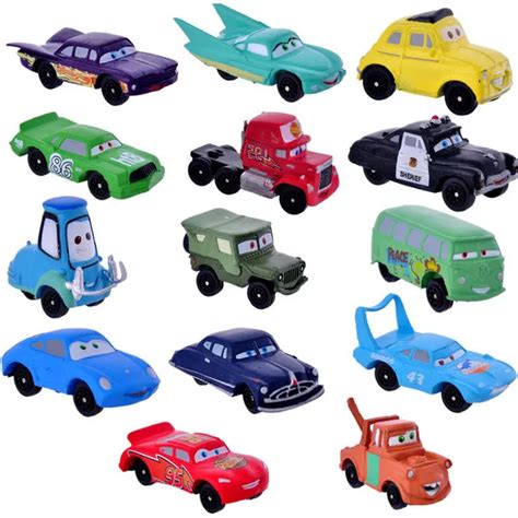 Disney Pixar Cars figures Mini PVC Action Figure Model Toys Dolls Classic Toys 2cm 14pcs/set ...