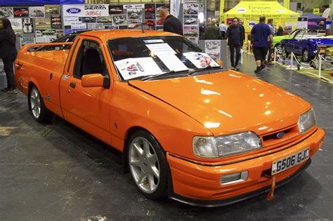 1989 Ford Sierra P100 Popular Pickup - modified (2.9-litre V6 Cologne engine from Sierra XR4x4 ...