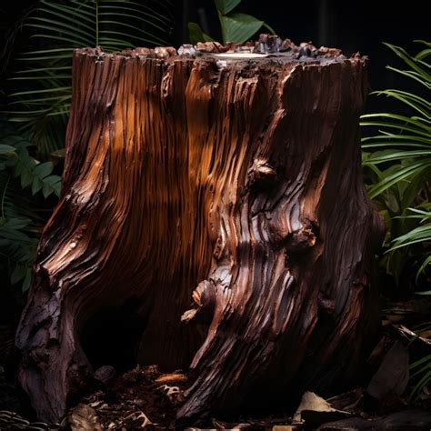 Premium Photo | Rosewood tree trunk