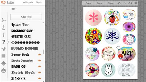 How to Print Your Own Stickers Using Picmonkey - Marcia Beckett