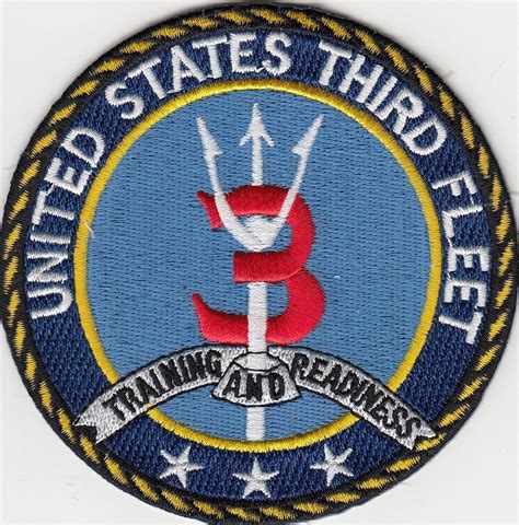 US NAVY PATCH - 3RD FLEET - TRAINING AND READINESS | Us navy, Fleet, Navy