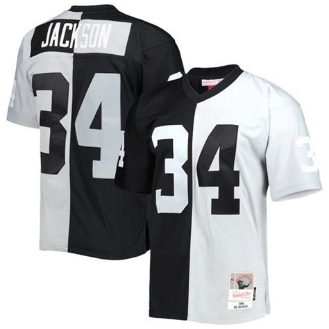 Raiders Bo Jackson Split Throwback Jersey – US Sports Nation