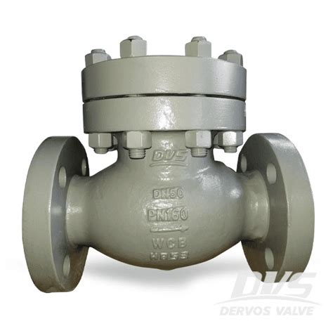 ASTM A216 WCB Lift Check Valve, DN50, PN160, DIN 3840 - Dervos