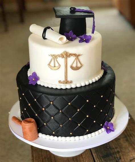 The Couture Cakery on Instagram: “A special law school graduation cake. I loved working with ...