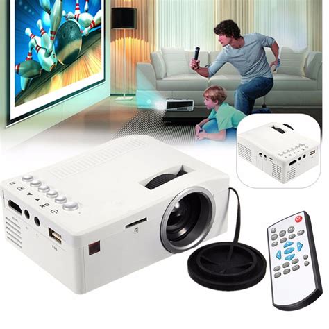 Mini Portable Multimedia LED Projector Home Cinema Theater AV USB TF HDM Support 1080P | Walmart ...