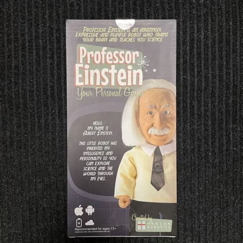 PROFESSOR EINSTEIN HANSON Robotics Extremely Rare Brand New Sealed $199.99 - PicClick