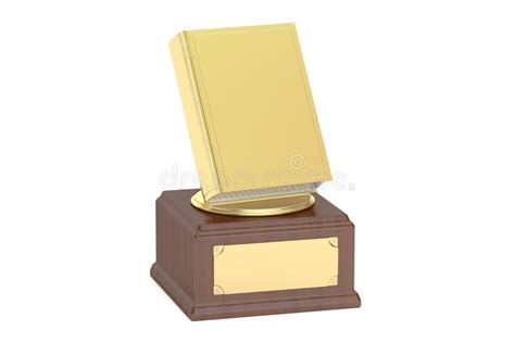 Golden Book Award, 3D Rendering Stock Illustration - Illustration of ...