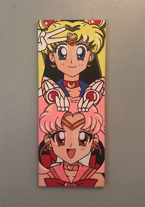 Sailor moon canvas | Sailor moon art, Mini canvas art, Anime canvas art