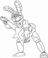 Bonnie Five Nights At Freddys Coloring Pages sketch template