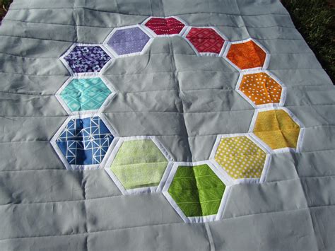 A Quilting Jewel: WIP Wednesday: Modern Hexagon Quilt