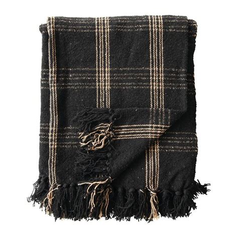 Plaid Throw w/Fringe | Tan throw blanket, Woven throw, Plaid throw