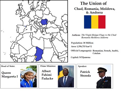 The Union of Chad Romania Moldova and Andorra : r/imaginarymapscj